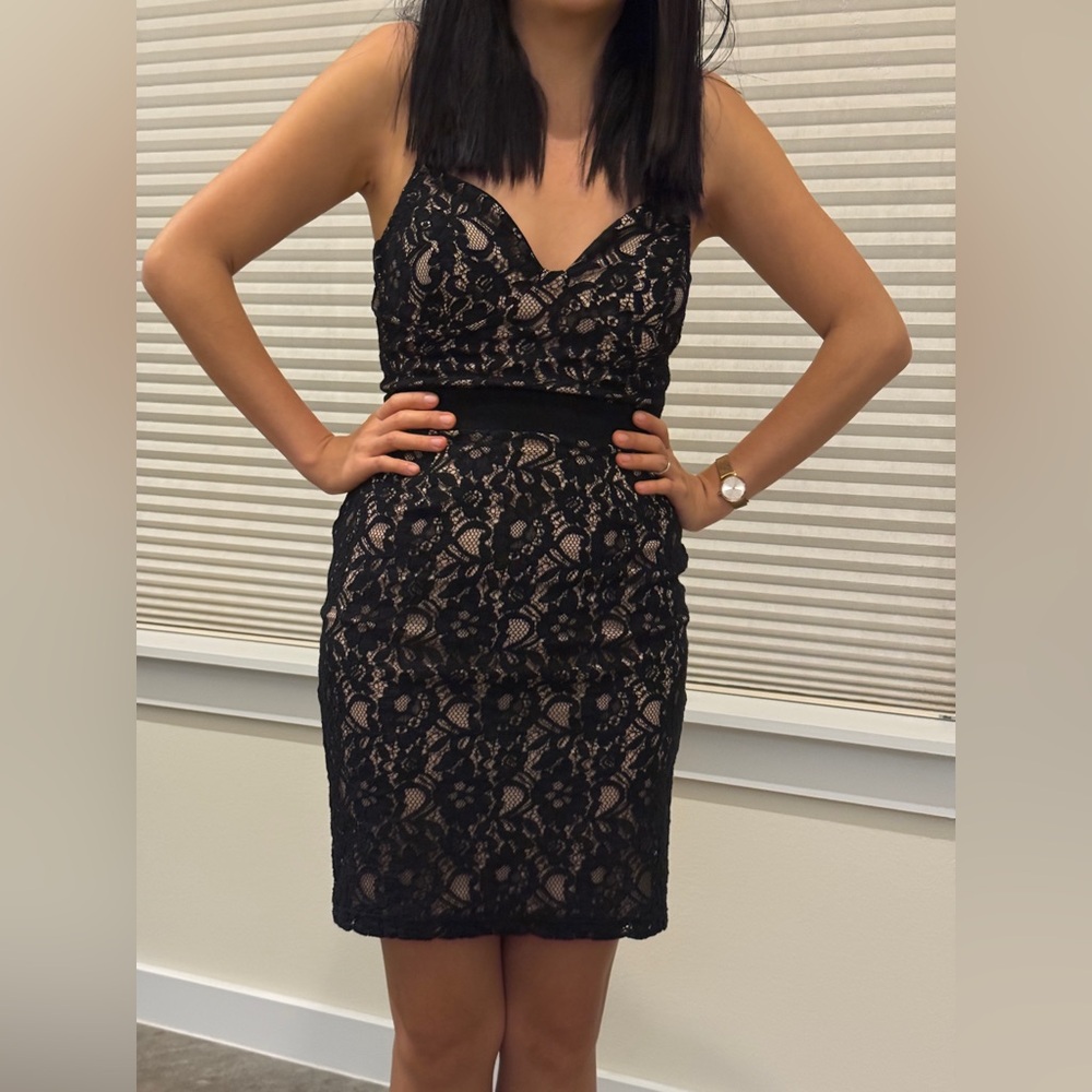 Elegant Black Lace Dress - Only Worn Once
